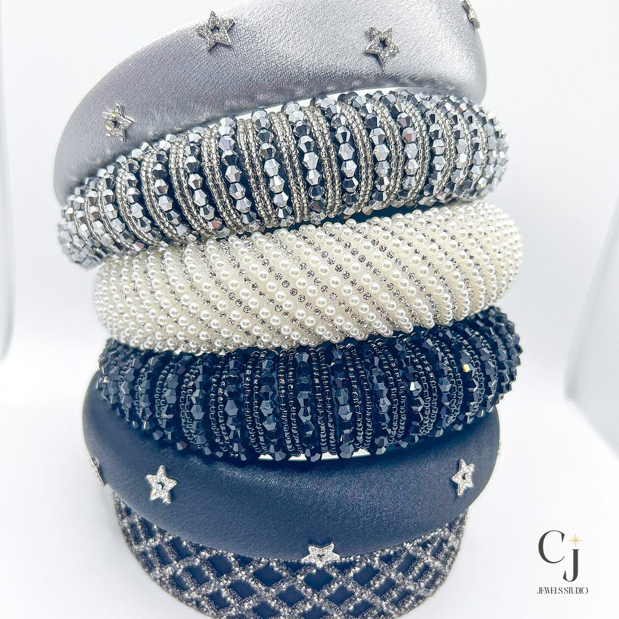 Ladies Pearl Headband | Pearl Headband | CJ Jewels Studio